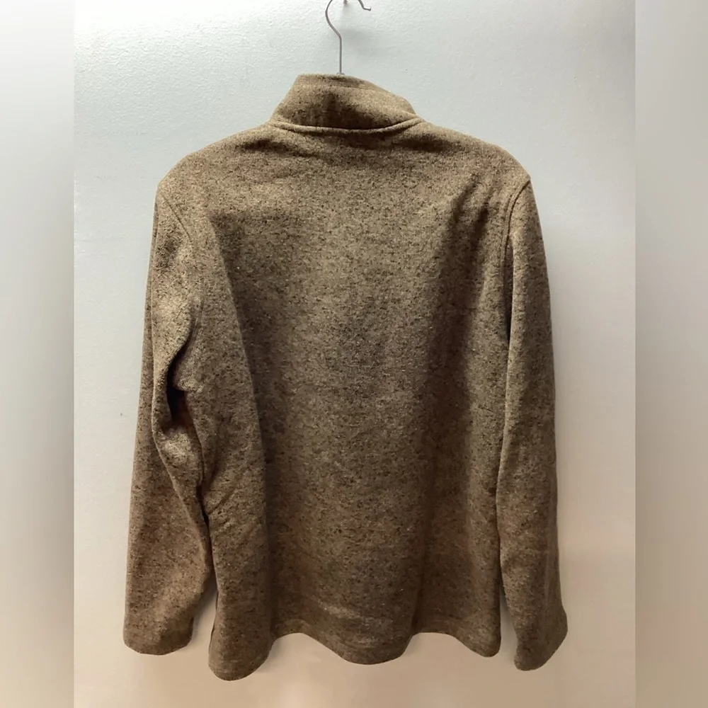 Eddie Bauer Tan Quarter Zip-Up